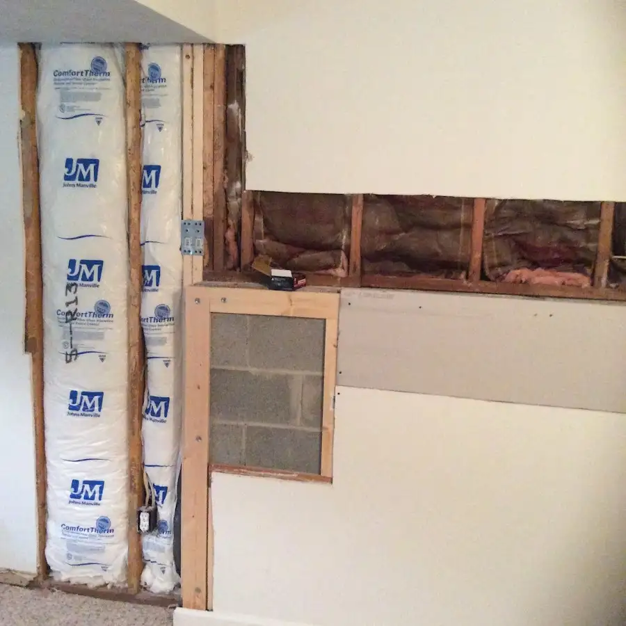 Wall insulation replacement during Contents Cleaning & Restoration in Floresville